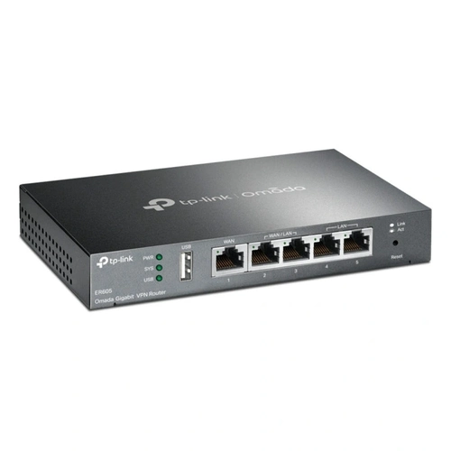 Roteador Tp-link Omada Multi-wan Vpn Gigabit - Er605