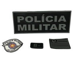 KIT emborrachado - logo colorido - 4 Peças