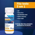 Fita Teste 5 Em 1 Astralpool Ph Cloro Alca Ácido Cianúrico