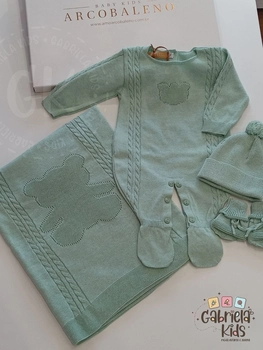 Saída Maternidade Dolce Verde Maragogi Unissex