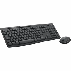 Teclado e Mouse Sem Fio Logitech MK295 Preto