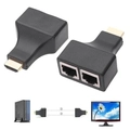 Extensor HDMI 1080P 3D 30 Metros RJ45 CAT5 e CAT6 - JC-EX-RJ45