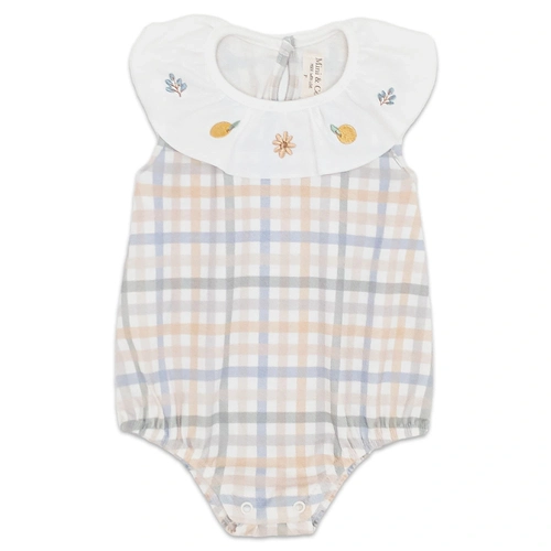 Body Banho de Sol Gola Bordada Suedine Feminino - Fazendinha