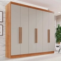 Guarda-roupa Casal 6 Portas 2 Gavetas França
