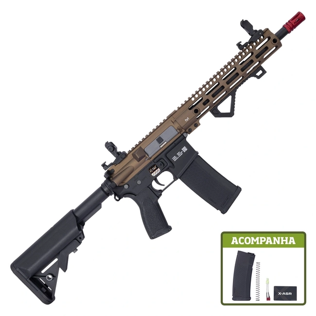Rifle de Airsoft M4 Carabine M-LOK SA-E20 Half Bronze Edge  - (Specna Arms)