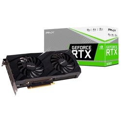 Placa de Vídeo Nvidia 8GB RTX3060 PNY Verto - VCG30608DFBPB1