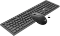 Kit Lecoo Kw201 - Teclado Membrana Abnt2 + Mouse Óptico DPI 2400 - Preto