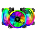 Kit 3 Coolers T-DAGGER 120x25MM RGB Preto - T-TGF513
