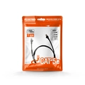 Patch Cord Cabo de Rede CAT5 5M PlusCable Preto - PC-ETHU50BK