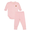 Conjunto Body Manga Longa Com Mijão Mini&Co Feminino - Rosa