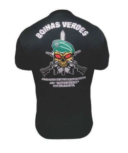 Camiseta Estampada Boinas Verdes Fuzil