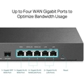 Roteador Tp-link Load Balance Vpn Gigabit Tl-er7206