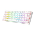 Teclado Gamer Redragon Castor Branco Switch Blue - K631W-RGB-PT-BLUE