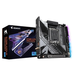 Placa Mãe Gigabyte B760i Aorus Pro, Intel LGA 1700, Mini-ITX, DDR4, WI-FI, M.2
