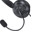 Fone de Ouvido Headset Corp Usb Com Microfone - Preto - Vk390
