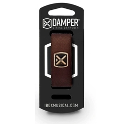 Damper Em Poliester e Tag Em Metal Marrom Dtmd18