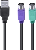 Cabo Adaptador Ps2 Fêmea x Usb Macho 30 Cm - Usbps-2
