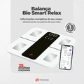 Balança Bioimpedância 25 Análises Corporais Bio Smart Relax Branca