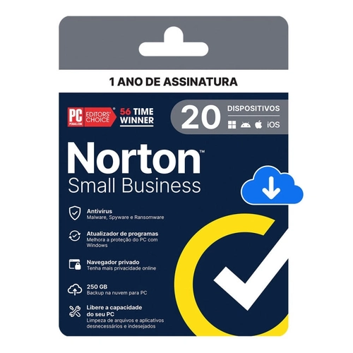 Norton Small Business 250gb 20 Dispositivos 12 Meses Esd - 21460349