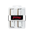 Kit Memórias Kingston Fury de 32GB (2x16GB) DIMM DDR5 6400Mhz FURY Beast White 1,4V CL32 - KF564C32BWK2-32