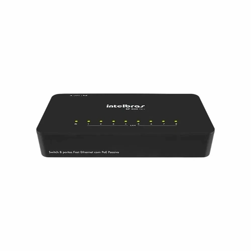 Switch 8 Portas Intelbras Fast Ethernet - Sf 800q+
