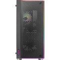 Gabinete Gamer Aerocool Skribble Preto Rgb Lateral Vidro