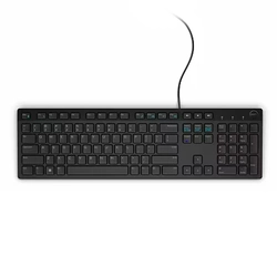 Teclado Dell Kb216 Csg Multimídia Com Fio Preto - 580-adin