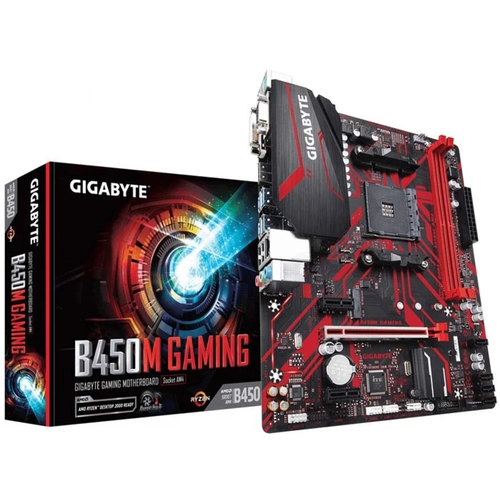 Placa Mãe AM4 Gigabyte B450M Gaming DDR4