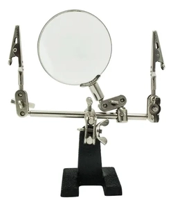 Lupa Com Suporte E Pinça Hikari Hl-s10