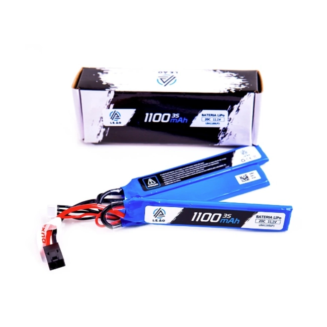 Bateria Lipo ULTRA - 11.1V/3S (3 Pack) - 1100mAh - 20C/40C - (Leão)