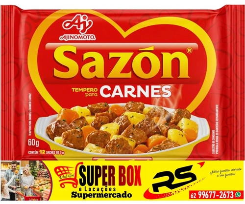 Sazón Tempero Para Carne 60g