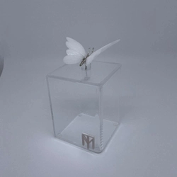 Porta Objetos Puxador Borboleta - Logo alto relevo inicial ou desenho