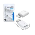 Adaptador Iphone Macho P/ V8 Femea (pack C/ 10 Un.) Mod. Le-09 Branco