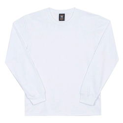 Camiseta Manga Longa com Punho Branca Randa Mundu - Menino