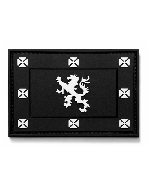 Bandeira Emborrachada Monocromático- Cidade de São Vicente