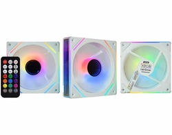 Kit Cooler Gabinete 120mm K-mex Infinity Nazca Branco - Aavwk136ateab0x