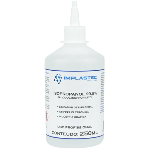Álcool Isopropílico 250ml Com Bico Aplicador