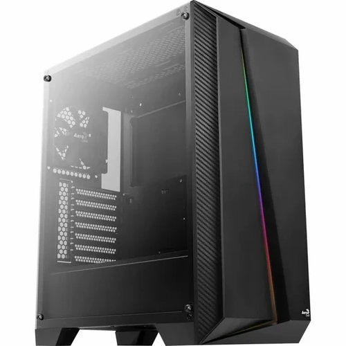 Gabinete Aerocool Cylon Pro Preto Mid Tower Lateral em Acrílico