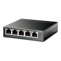 Switch Gigabit Tp-link Easy Smart 10/100/1000 C/ 5 Portas (sendo 4 Poe) - Tl-sg105pe Smb