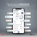 Balança Inteligente Bioimpedância Digital Corporal Relaxshop Bio Ultra Preta c/ Eletrodos – 55 Análises, Bluetooth