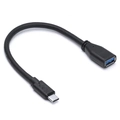 Cabo Adaptador Otg Usb Tipo c para Usb Femea - 15 Cm - Ausbotg