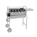 Churrasqueira Inox Lobo California Braseiro de Aluminio Fundido Com 5 espetos