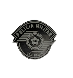 Logo emborrachado PM - Monocromático