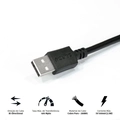 Cabo Usb-a 2.0 x Mini Usb-b 28awg Puro Cobre Pcyes 3 Metros - Puanm2-3