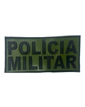 Emborrachado Costas verde- Policia Militar