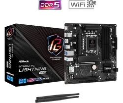 Placa mãe LGA 1700 Asrock B760M PG Lightning Wifi