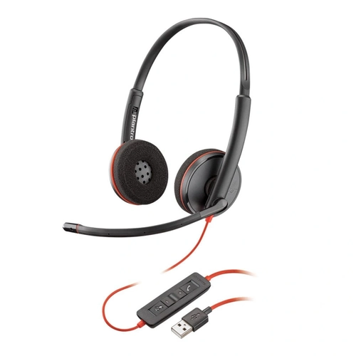 Headset Poly Blackwire C3220 Stereo Usb-a - 80s02a6