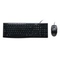 Kit Teclado e Mouse Logitech Mk200 Cinza Usb - 920-002718-c