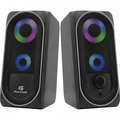 Caixa de Som Multimídia Gamer Fortrek Black Hawk RGB G