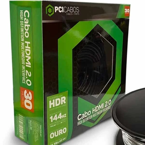Cabo Hdmi Optico 2.1 4k 19 Pinos 30-mts